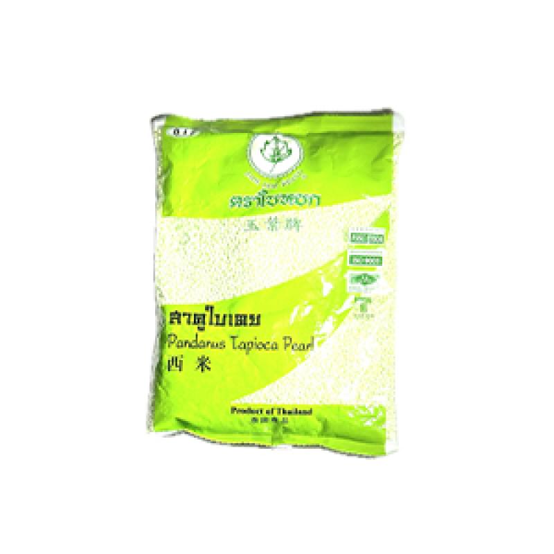 حبوب تابيوكا صغيرة خضراء