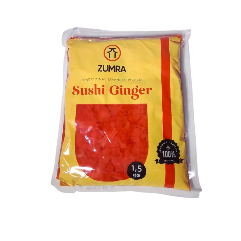 زنجبيل سوشي مخلل ممتاز من زمرا-1.5 كيلوjanger