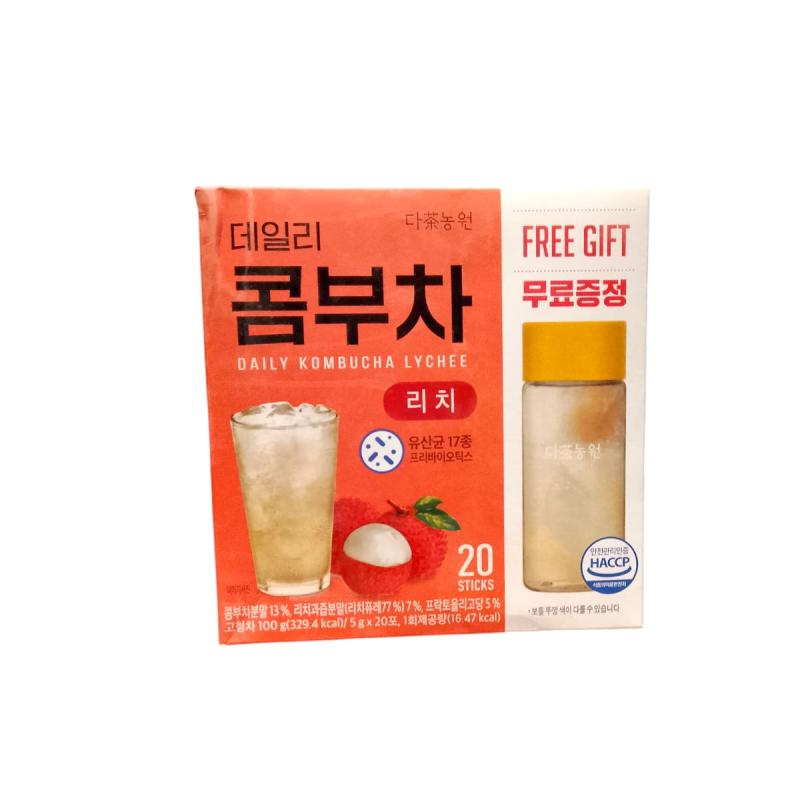 ديلي كومبوتشا بنكهة ليتشي من دانونجوون-5جم